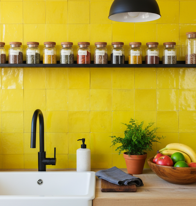 zellige jaune canaris 10×10 01